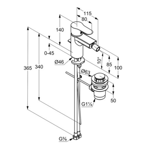Змішувач для біде DN 15 Objekta (324160575), Kludi - Зображення 170946-4eda9.jpg