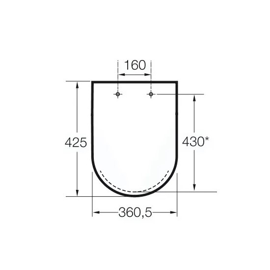 Крышка для унитаза Dama Senso soft-close A801512004 Roca - Зображення 171121892-f076f.jpg