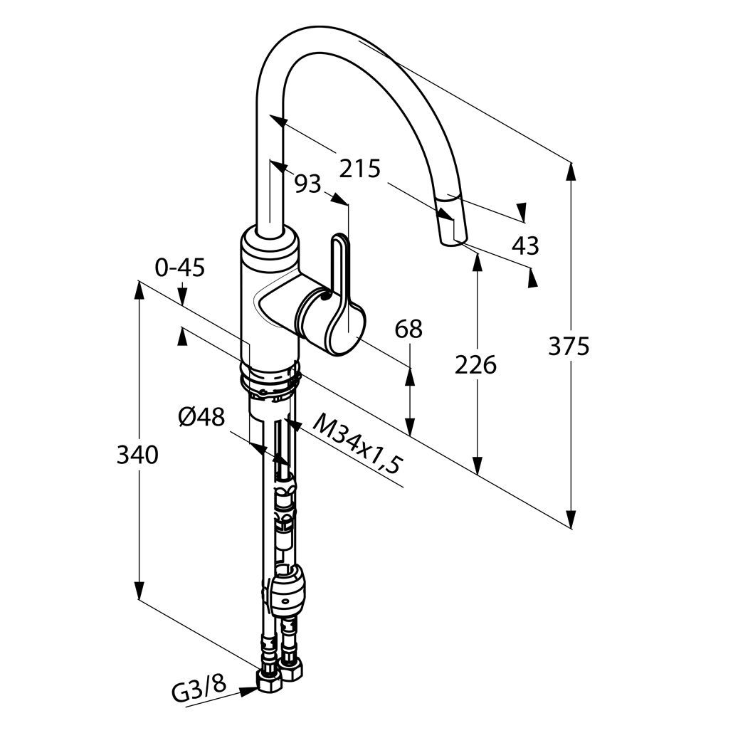 Змішувач для кухні DN 15 Bingo Star (428510578), Kludi - Зображення 171291-2f224.jpg