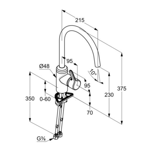 Змішувач для кухні Bingo Star (428039678), Kludi - Зображення 171292-2c4bc.jpg