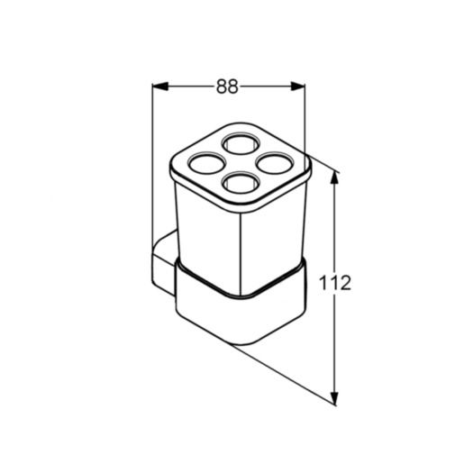 Стакан KLUDI E2 (4998205), Kludi - Зображення 171310-f518b.jpg