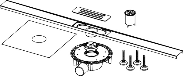 Душевой канал 100 см TECElineo 15301100 TECE - Зображення 171327056-254e2.jpg