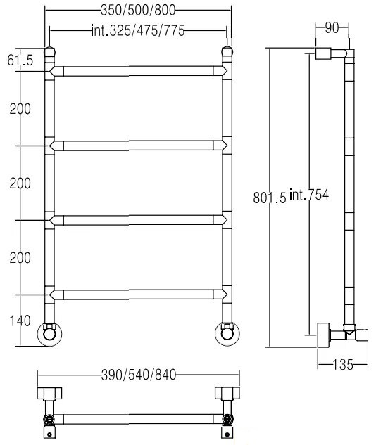 Рушникосушка Sereno 482-М CR Margaroli - Зображення 171339-2e56f.jpg