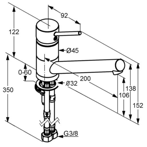 Змішувач для кухні DN 10 Scope (339330575), Kludi - Зображення 171360-6f96f.jpg