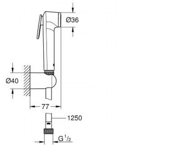 Гігієнічний душ Tempesta-F Trigger Spray 30 (26356IL0), Grohe - Зображення 171447-d5d69.jpg