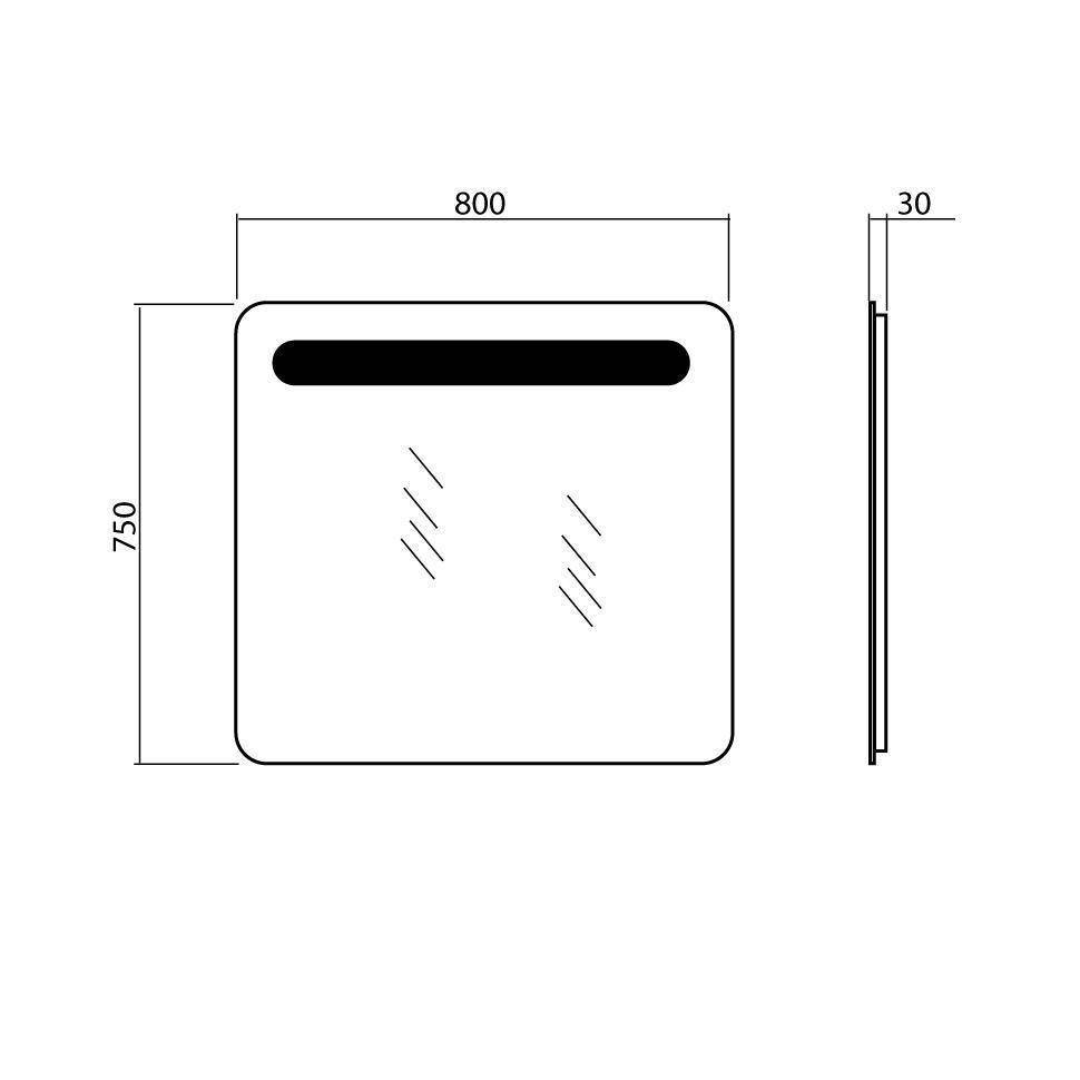 Дзеркало Гама 80, Аква Родос - Зображення 171596-7fc32.jpg