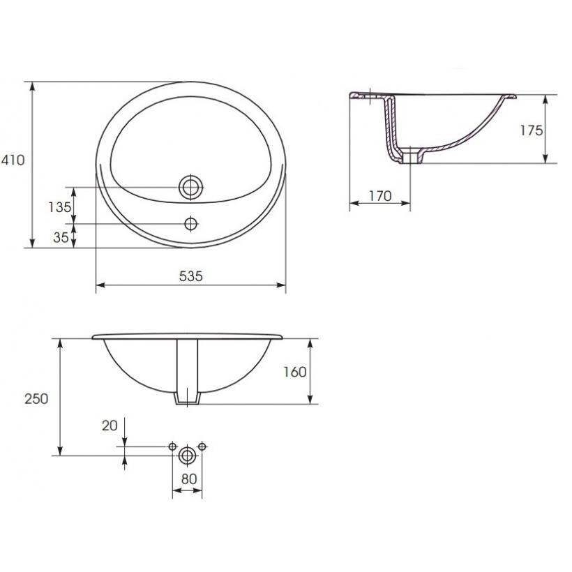 Умивальник 54 см Calla (CCWT1000070901), Cersanit - Зображення 171624-8af57.jpg
