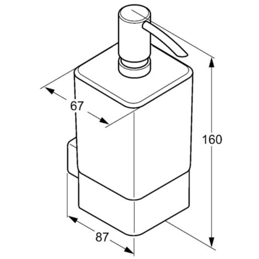 Дозатор для рідкого мила KLUDI E2 (4997605), Kludi - Зображення 171870-f8070.jpg