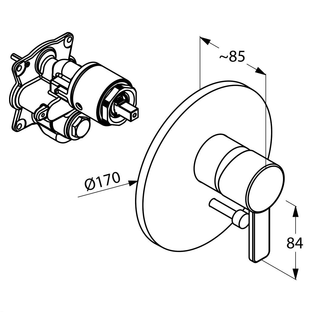 Змішувач Zenta (386509175) білий,  Kludi - Зображення 171961-2be43.jpg