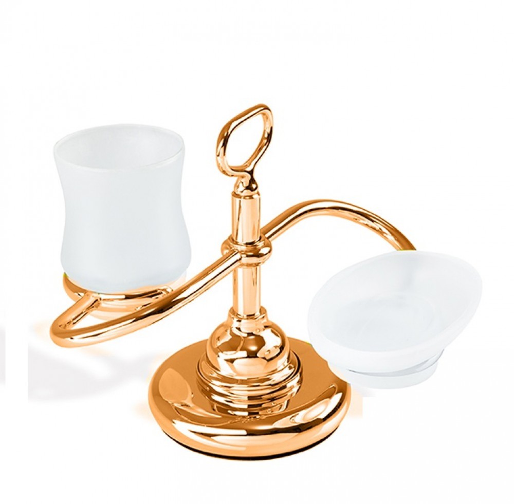 Стакан з мильницею Elite (EL1525) бронза, STILHAUS - Зображення 171967-33cad.jpg