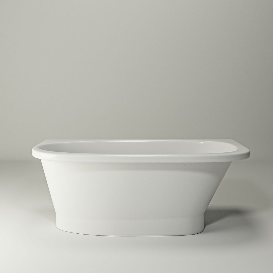 Ванна BARITO 170x80 White StudioStone - Зображення