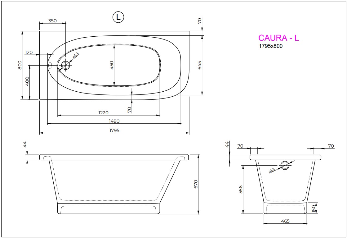 Ванна CAURA L 180x80 White StudioStone - Зображення 171989626-d4893.jpg