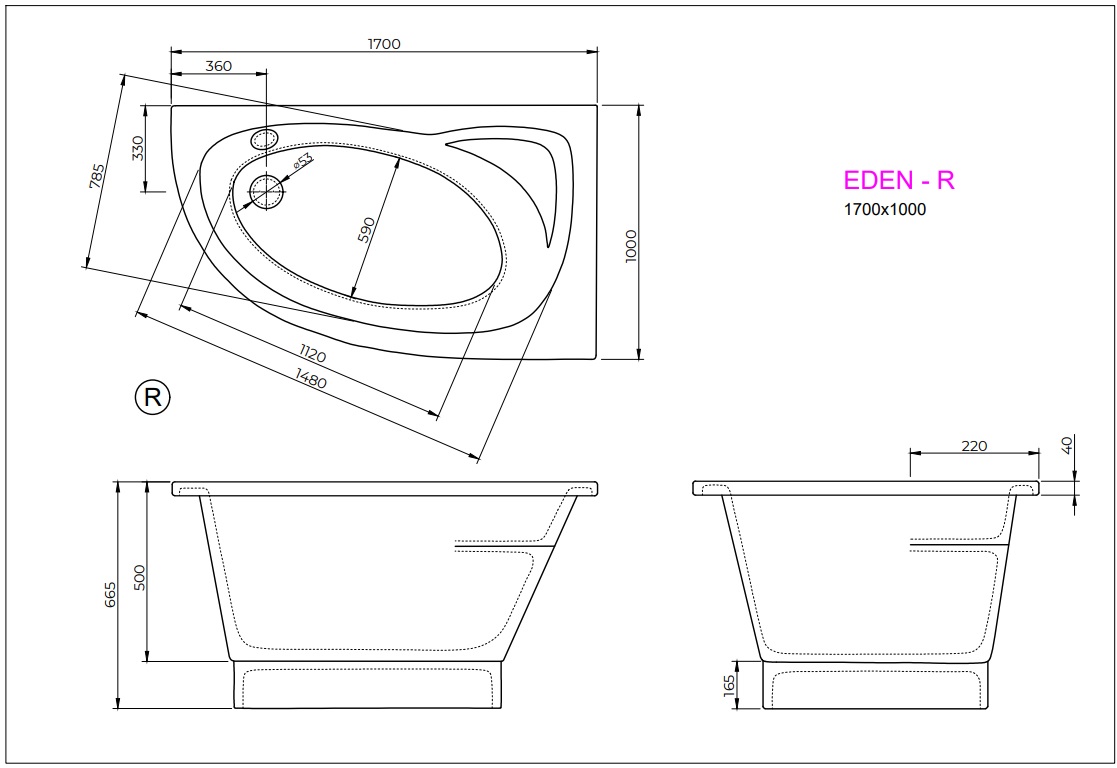 Ванна EDEN R 170x100 White StudioStone - Зображення 171989636-5a7c3.jpg