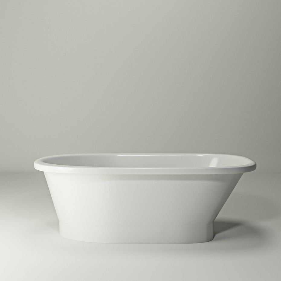 Ванна MERSEY 170x80 White StudioStone - Зображення