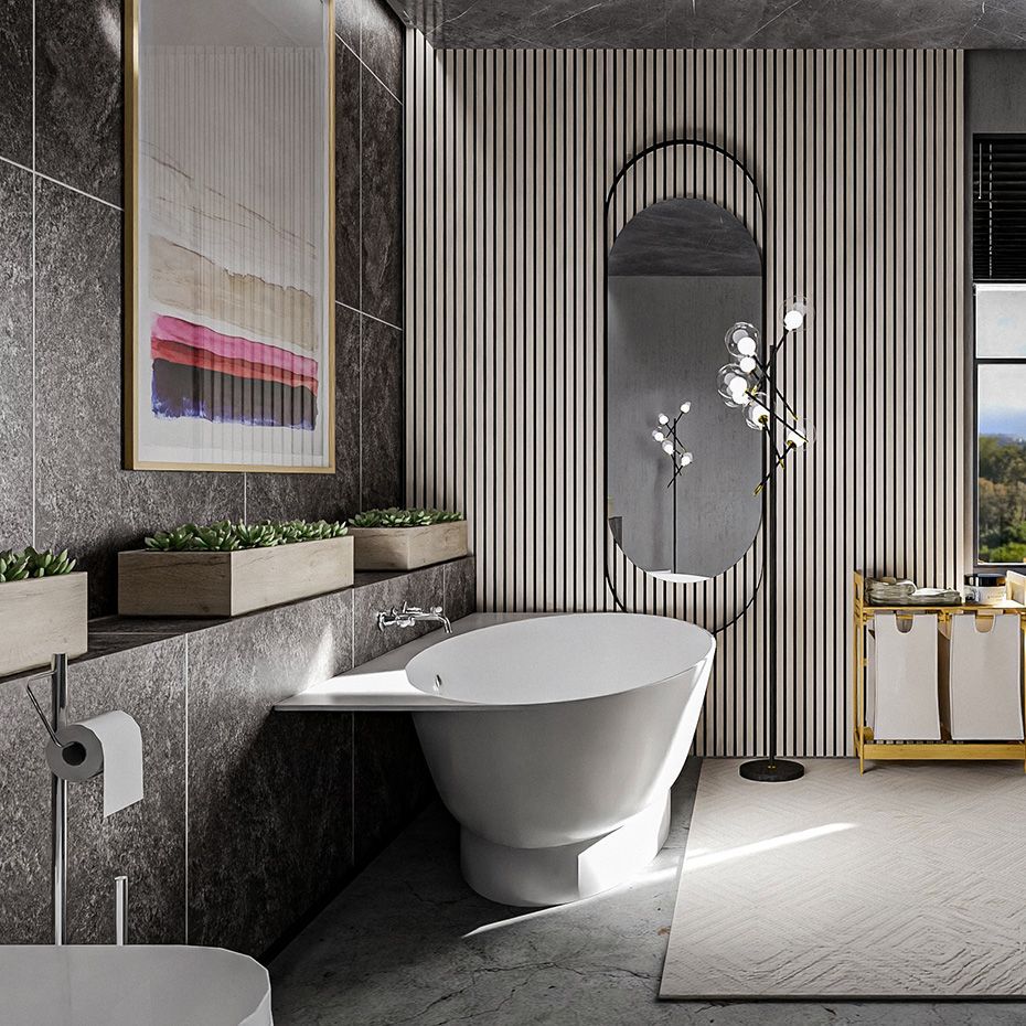 Ванна ODET 181x100 White StudioStone - Зображення 171990351-7f7cb.jpg