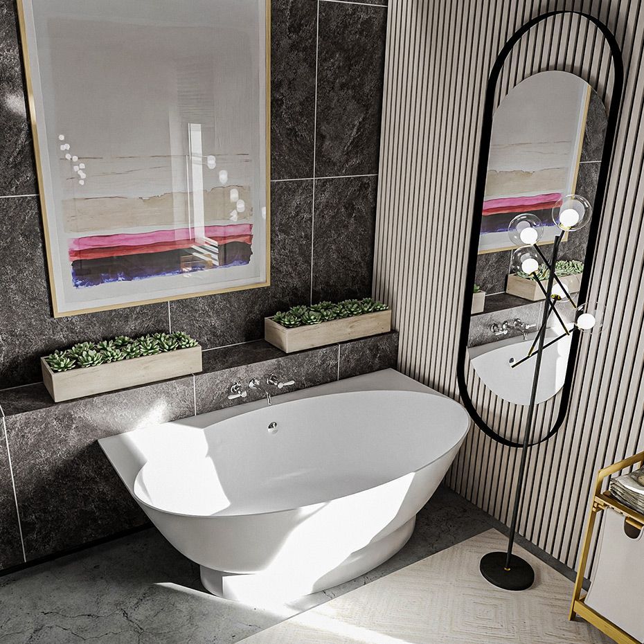 Ванна ODET 181x100 White StudioStone - Зображення 171990351-bf54e.jpg