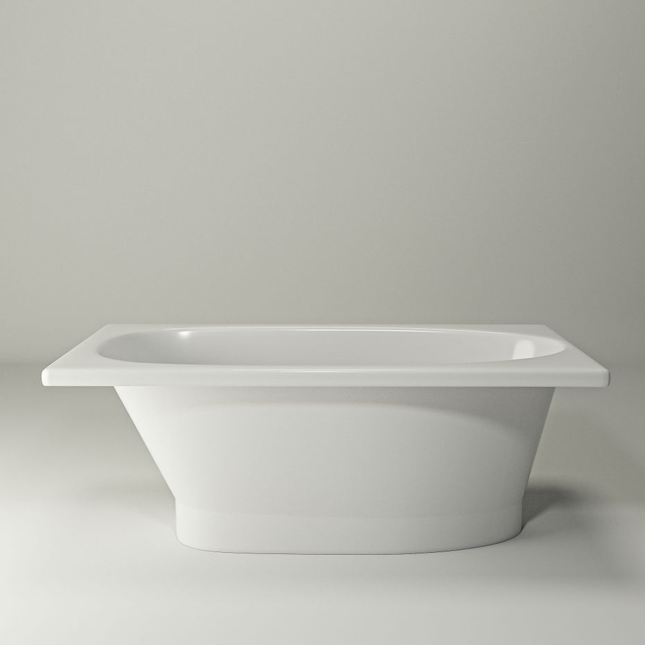 Ванна SALADO 170x80 White StudioStone - Зображення