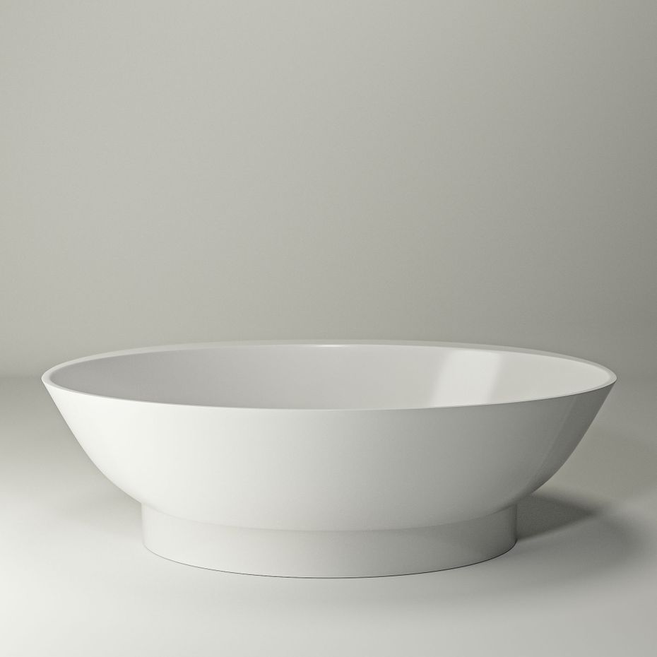 Ванна SEINE 181x99 White StudioStone - Зображення