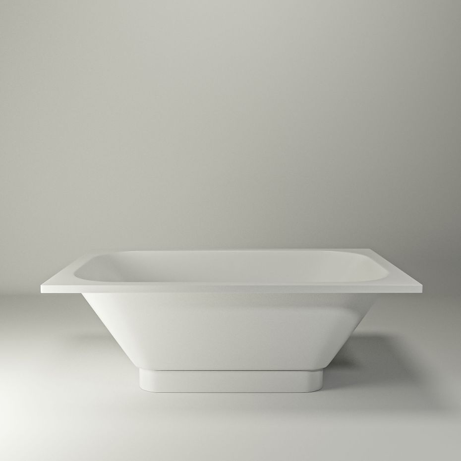 Ванна ULA 190x120 White StudioStone - Зображення