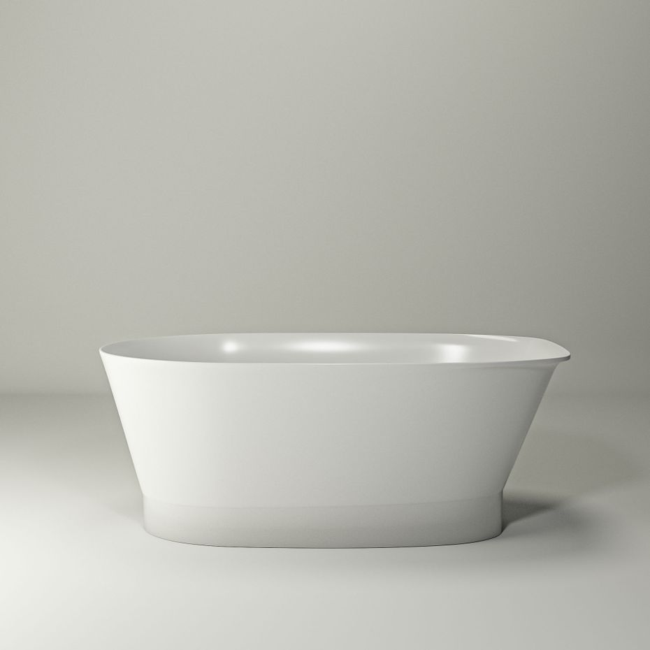 Ванна VEDEA 161x73 White StudioStone - Зображення