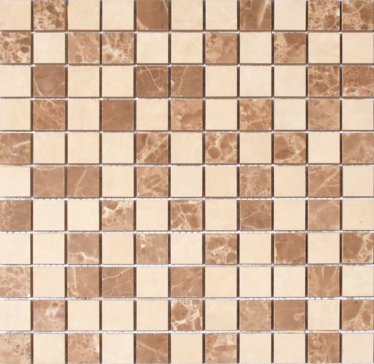 Мозаїка СМ 3023 С2 Beige-White 300x300x9 Котто Кераміка - Зображення