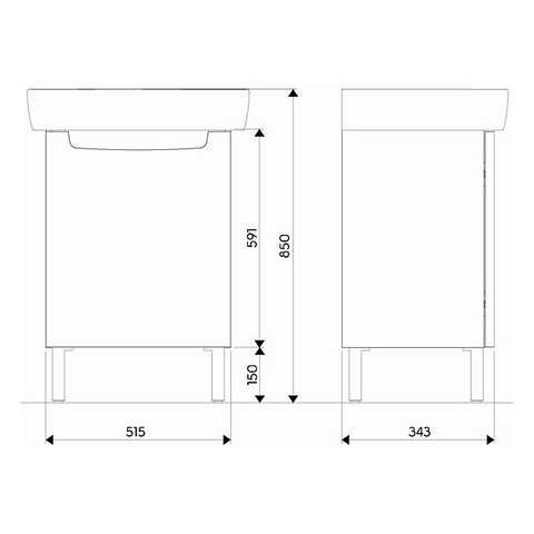 Шафка з умивальником REKORD 60 KOLO - Зображення 172296-951cf.jpg