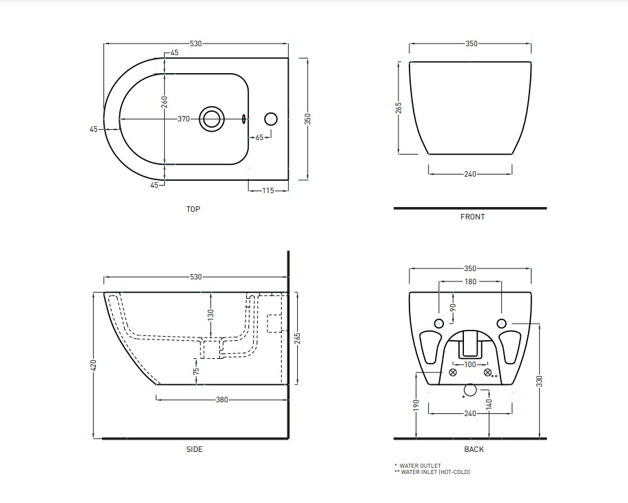 Біде підвісне Enjoy (EJBS), CIELO - Зображення 172498-31926.jpg
