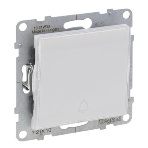Вимикач 1-клавішний кнопковий з тримачем етикети 6А Suno Білий 721110 Legrand - Зображення 172560445-376bc.jpg