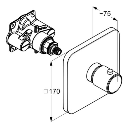 Змішувач для душу DN 20 KLUDI E2 (497290575), Kludi - Зображення 172561-f7fde.jpg