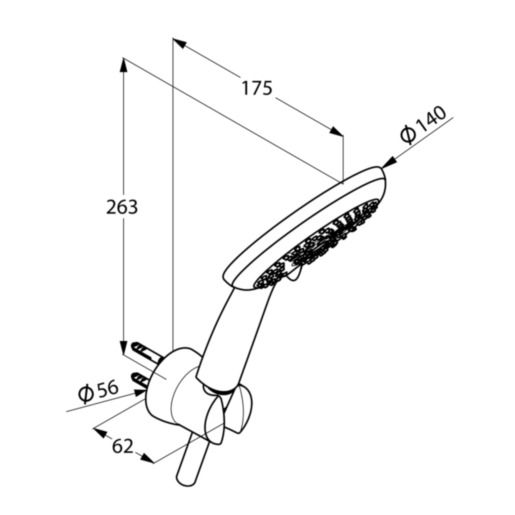 Душовий набір 3S Freshline (6795005-00), Kludi - Зображення 172589-39edd.jpg
