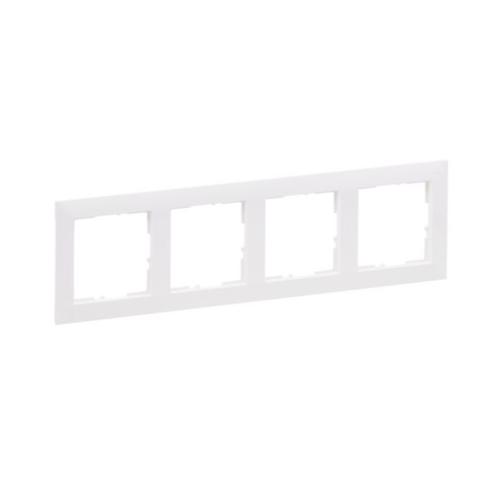 Рамка 4-местная Suno Белый 721504 Legrand - Зображення 172630192-4dc73.jpg