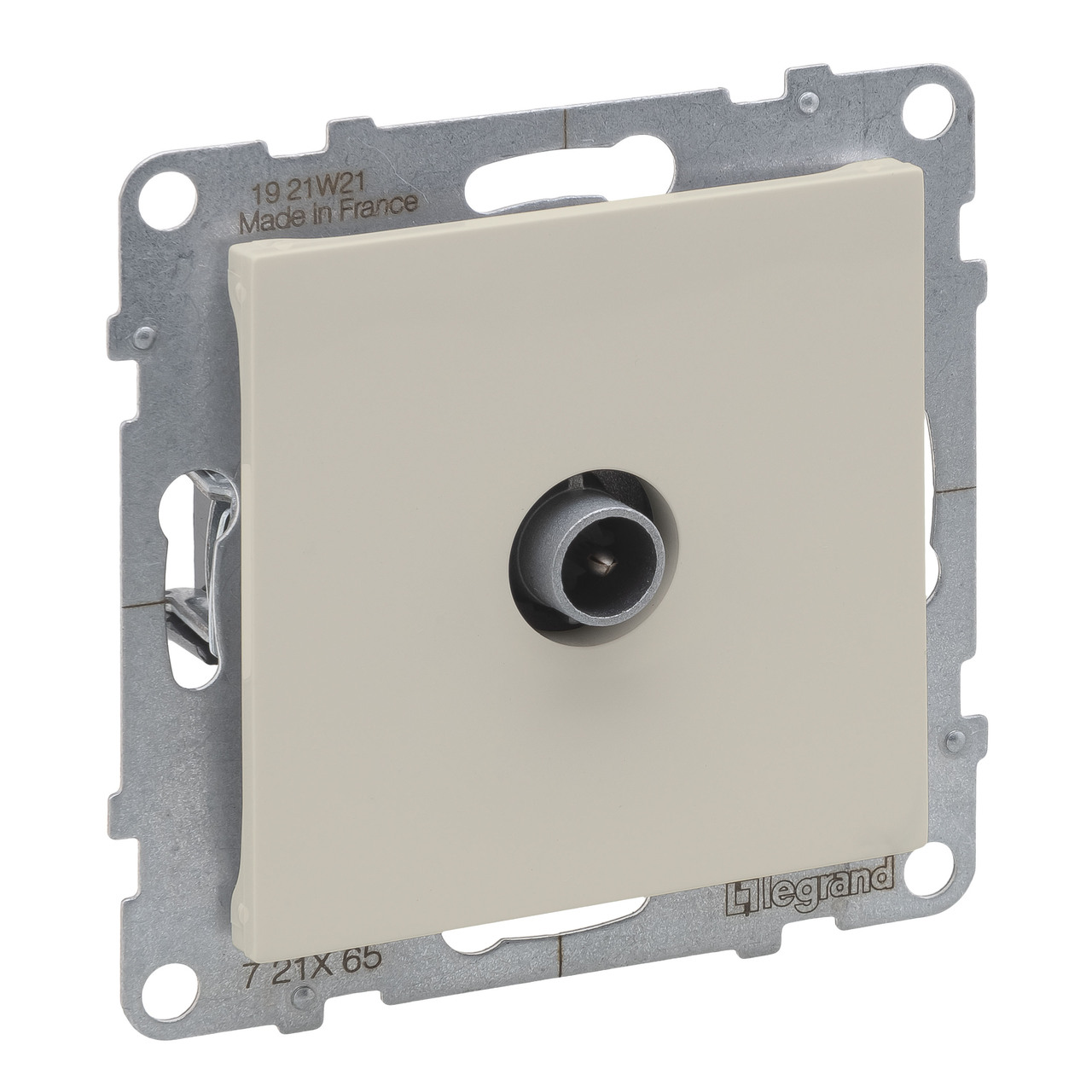 Розетка TV проходная 14dB Suno Слоновая кость 721265 Legrand - Зображення