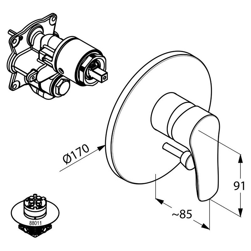 Змішувач Tercio (386510575), Kludi - Зображення 172674-a70ed.jpg