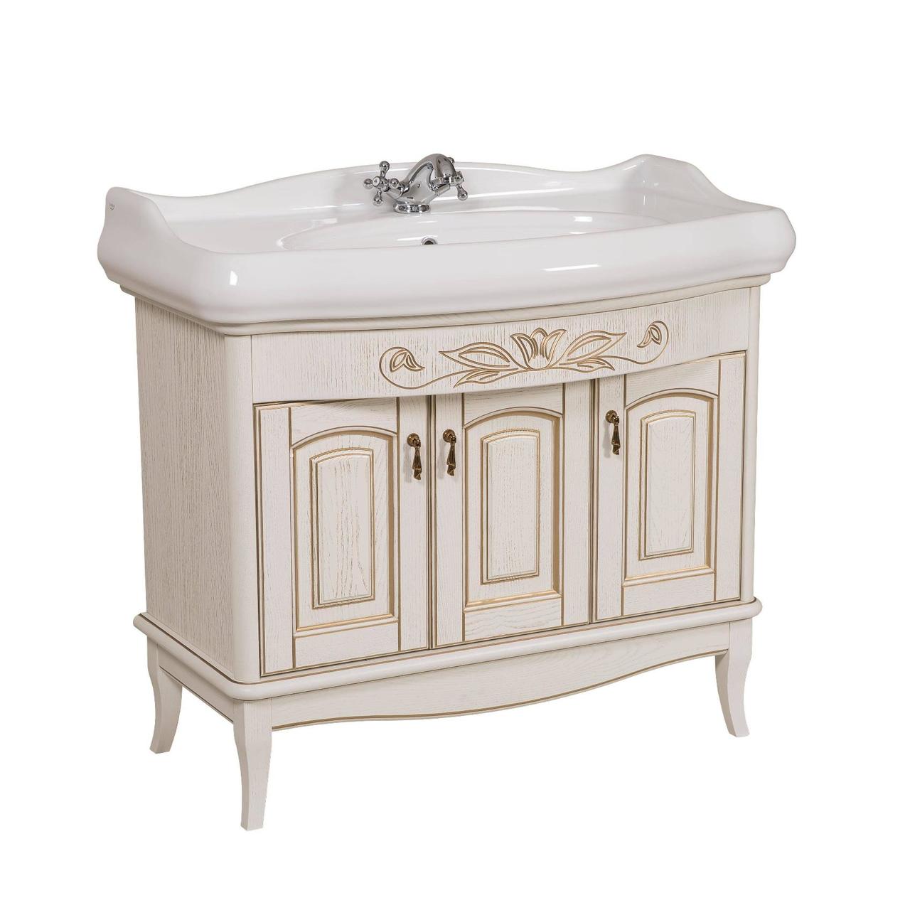 Шафка з умивальником Мікела Ваніль 100, Аква Родос - Зображення 172953-fd754.jpg