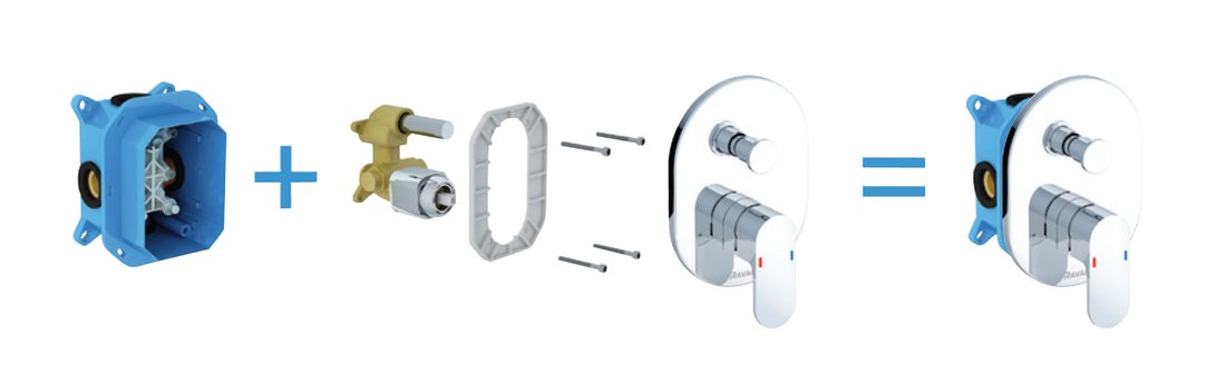 Змішувач CR 065.00 Chrome X070056 RAVAK - Зображення 173391-b1595.jpg