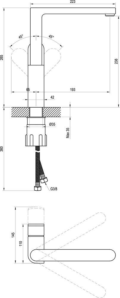 Змішувач для кухні CR 016.00 Chrome X070054 RAVAK - Зображення 173392-5bdf9.jpg