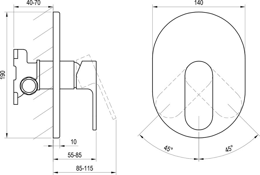 Змішувач CR 066.00 Chrome X070057 RAVAK - Зображення 173393-c96dc.jpg