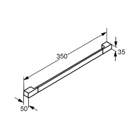 Поручень для ванни 35 см KLUDI E2 (4998105), Kludi - Зображення 173506-a6abb.jpg