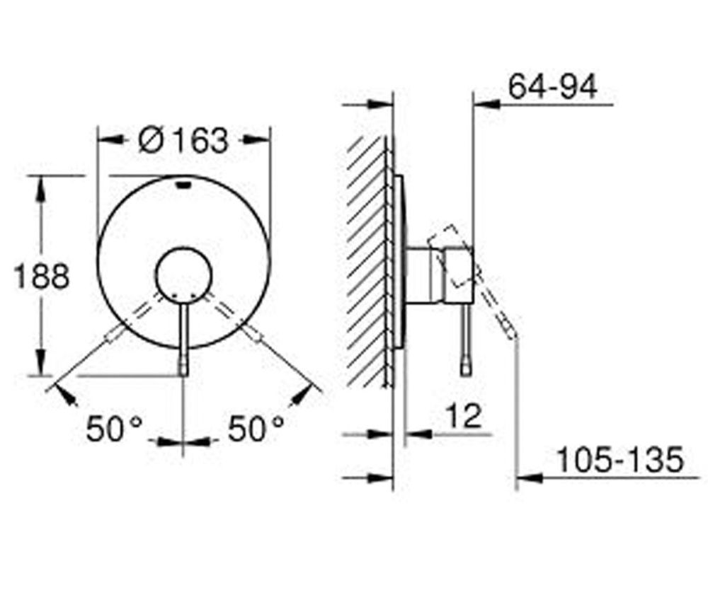 Змішувач для душу Essence (19286001), Grohe - Зображення 173514-6de81.jpg