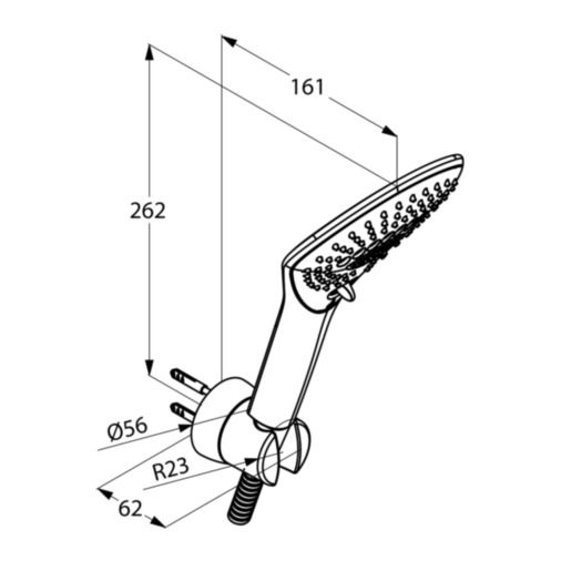Душевой набор 3S Fizz (6775091-00) белый, Kludi - Зображення 173547-8097a.jpg