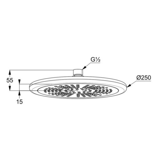 Верхній душ DN 15 Freshline (6751105-00), Kludi - Зображення 173550-da965.jpg