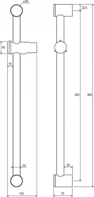 Душова стійка X07P012 RAVAK - Зображення 173649-67af6.jpg