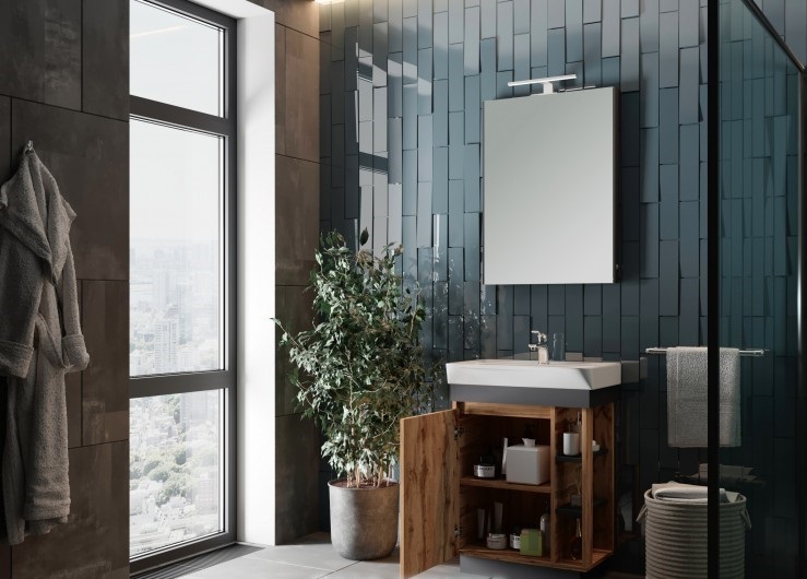 Шафка з умивальником Utah Ut-60 дуб вотан Juventa - Зображення 173988429-36ff6.jpg