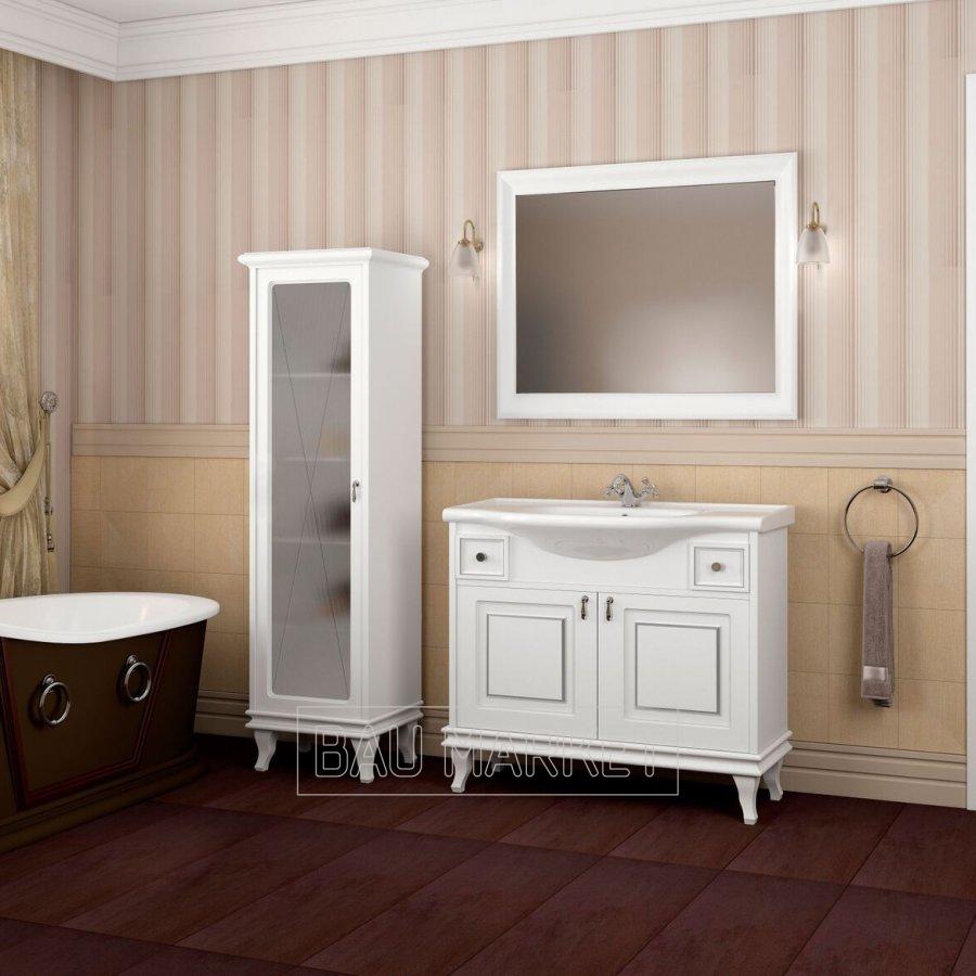 Дзеркало Беатріче 80 Білий Патина Хром, Аква Родос - Зображення 174142-9788b.jpg