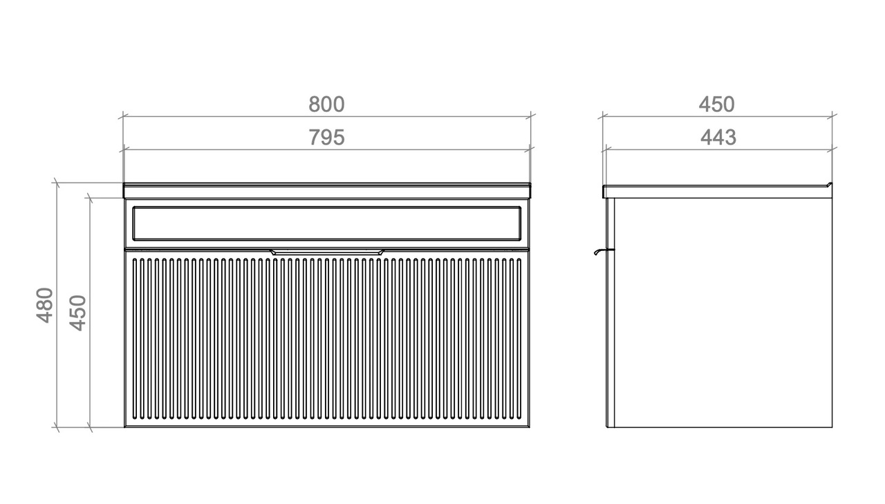 Шкафчик с умывальником Родео 80 Адель белый Mirater - Зображення 174339899-fa35c.jpg