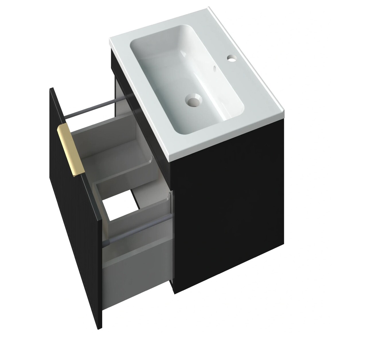 Шафка з умивальником Родео 60 Адель чорний Mirater - Зображення 174339903-3249f.jpg