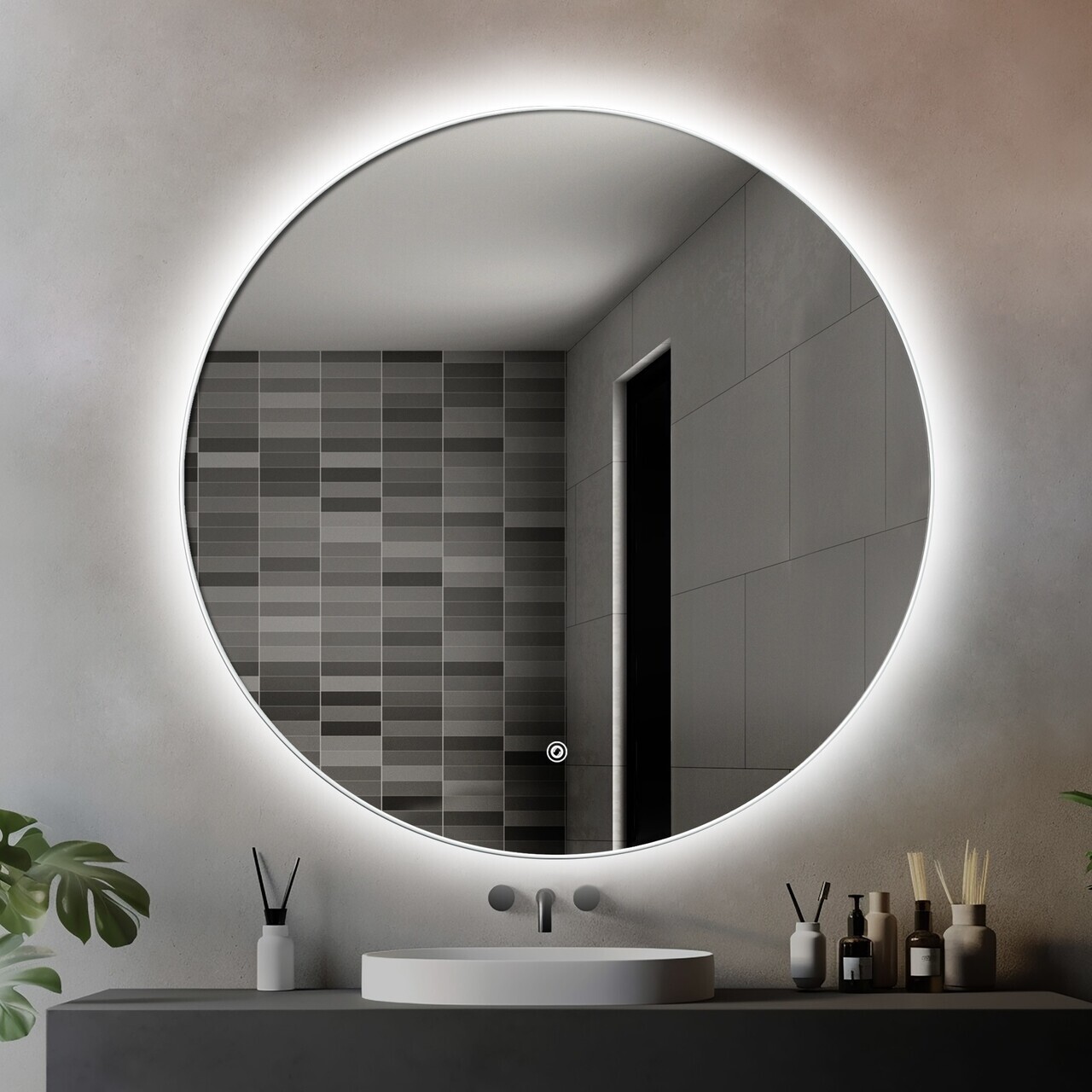 Дзеркало Inox R White + options 800х800 Juergen Mirror - Зображення 174733196-0a6b9.jpg
