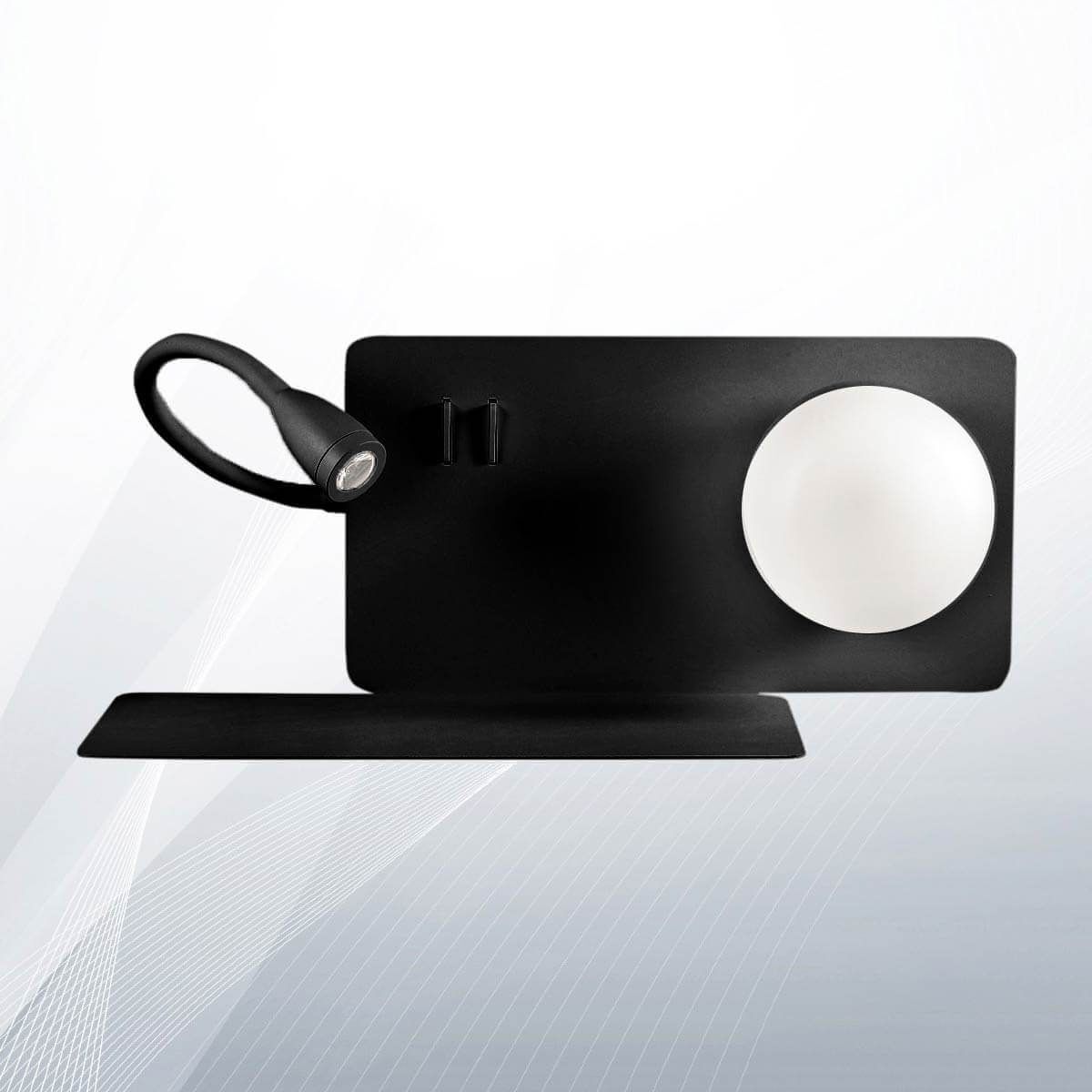 Світильник BOOK-1 AP NERO (174808), IDEAL LUX - Зображення