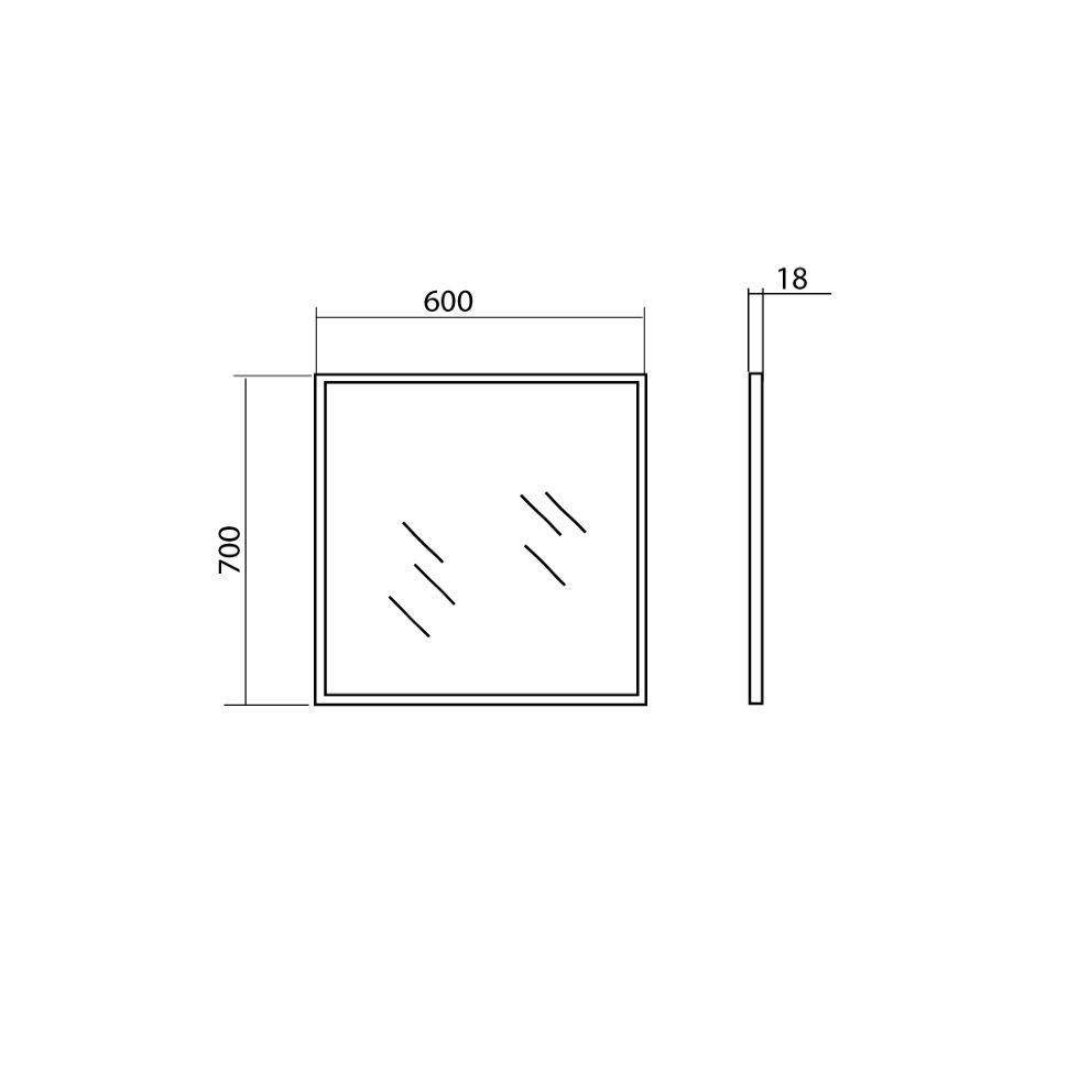 Зеркало Акцент 60, Аква Родос - Зображення 174816-b6162.jpg