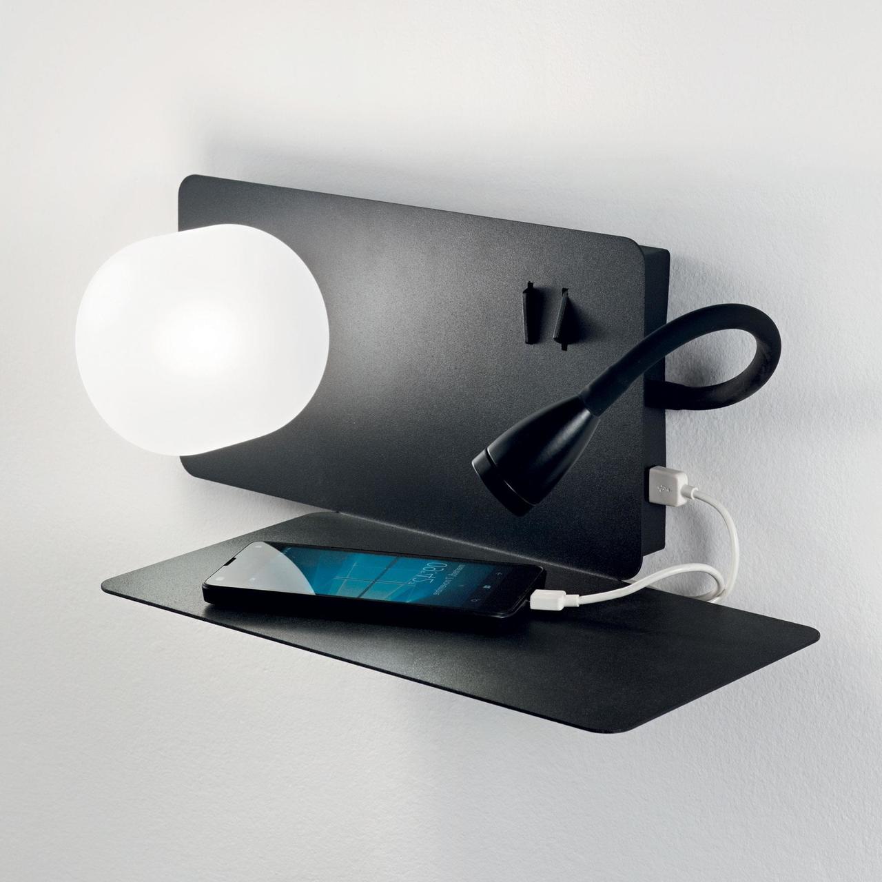 Світильник BOOK-2 AP NERO (174846), IDEAL LUX - Зображення 174846_.jpg